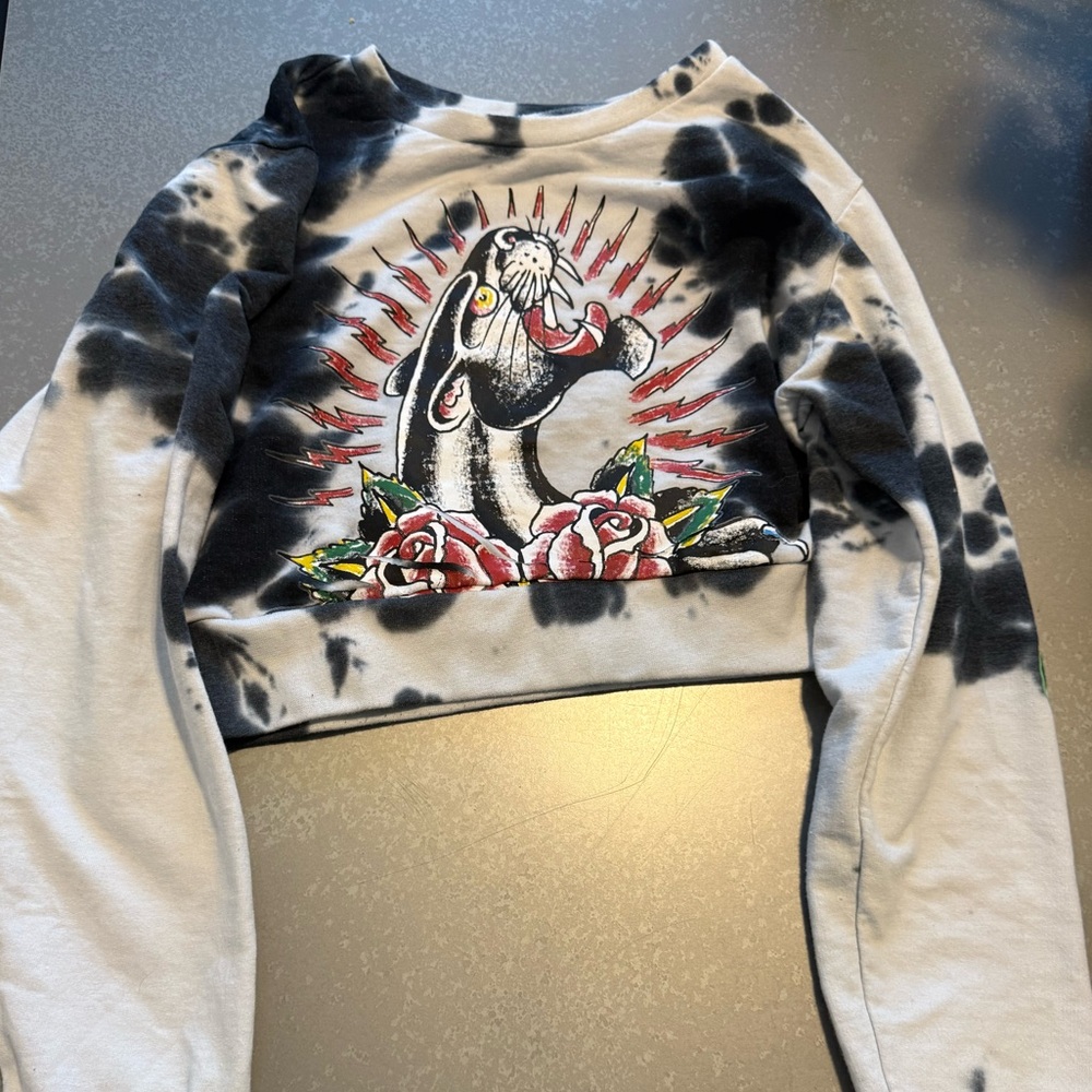 Ed Hardy Cropped Sweatshirt - Picture 4 of 6